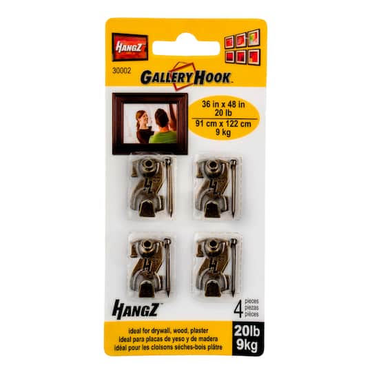 HangZ™ 20lb. Gallery Picture Hooks